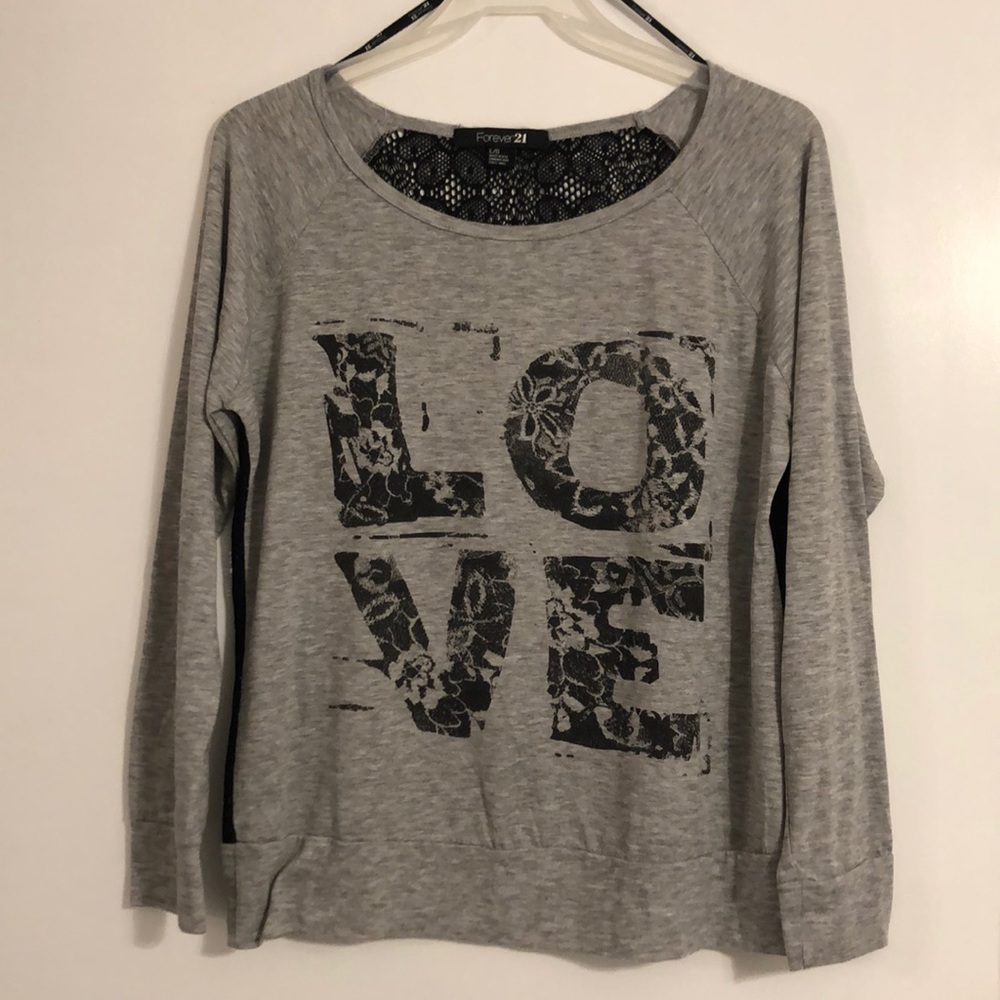 Forever 21 Lace-Back Top